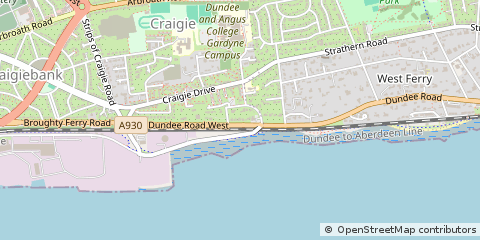 Map of Dundee