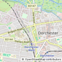 Map of Dorchester, Dorset