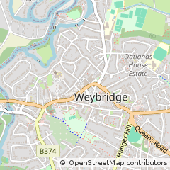 Map of Surrey