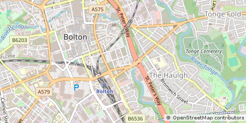 Map of Bolton