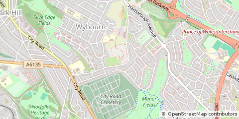 Map of Sheffield
