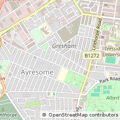 Map of Middlesbrough