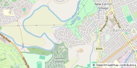Map of Falkirk