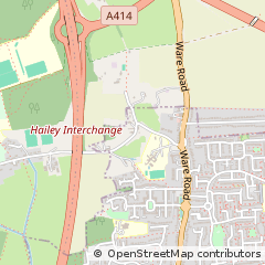 Map of Hertford, Hertfordshire