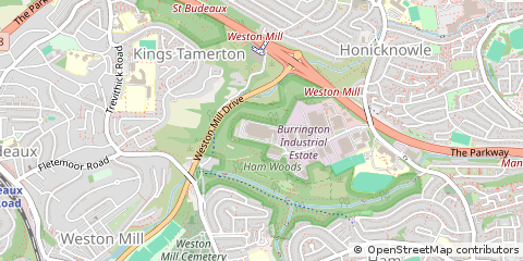 Map of Plymouth, Devon