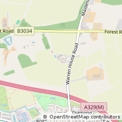 Map of Wokingham, Berkshire