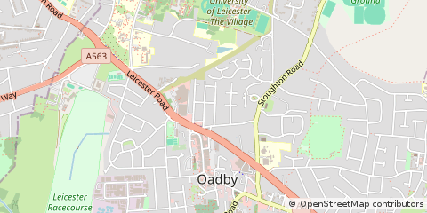 Map of Leicester