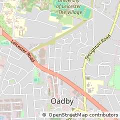 Map of Leicester