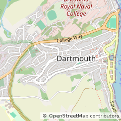 Map of Dartmouth, Devon