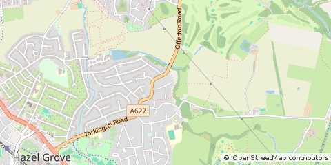 Map of Hazel Grove