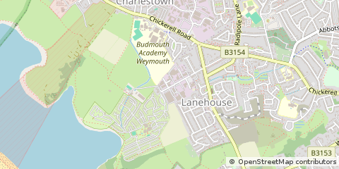 Map of Weymouth, Dorset