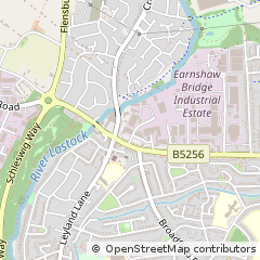 Map of Leyland, Cheshire