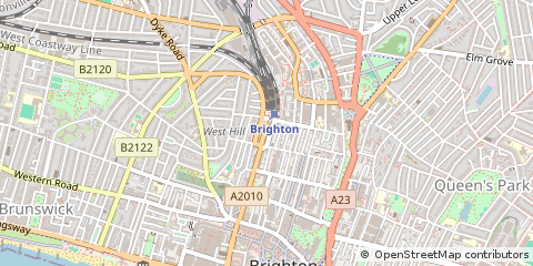 Map of Brighton