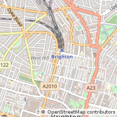 Map of Brighton