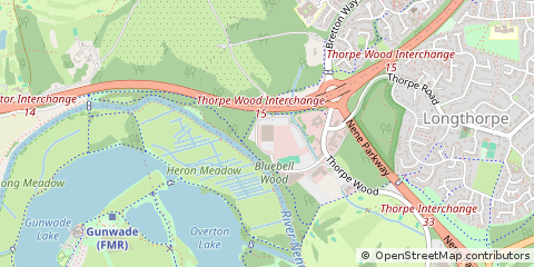 Map of Peterborough