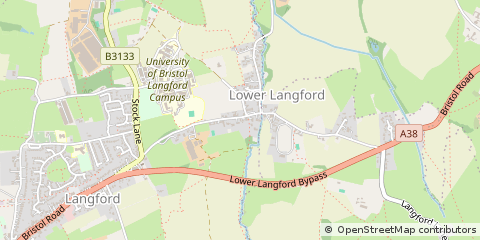 Map of Bristol, Somerset