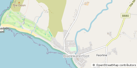 Map of Brodick, Isle of Arran