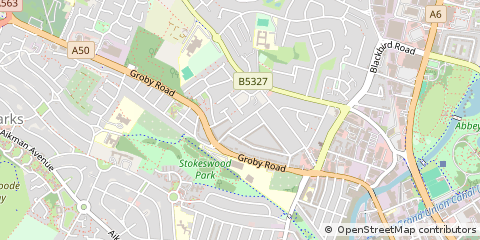 Map of Leicester