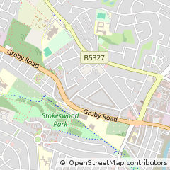 Map of Leicester