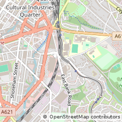 Map of Sheffield