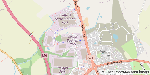 Map of Stafford
