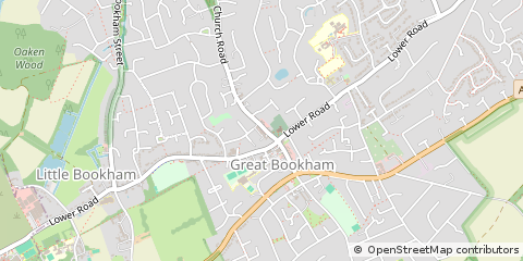 Map of Leatherhead