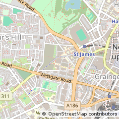 Map of Newcastle Upon Tyne
