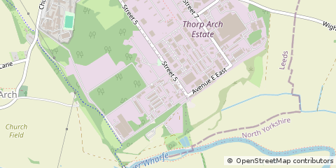 Map of Wetherby, West Yorkshire