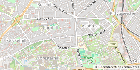 Map of Aberdeen