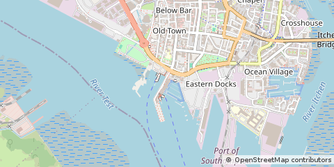 Map of Southampton