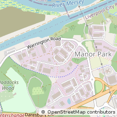 Map of Runcorn