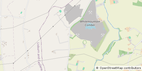 Map of Comber, CO. Down
