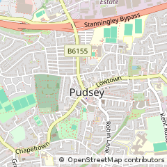 Map of Pudsey