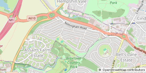 Map of Nottingham