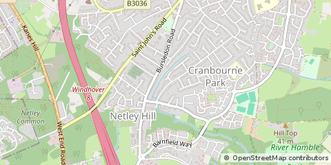 Map of Southampton