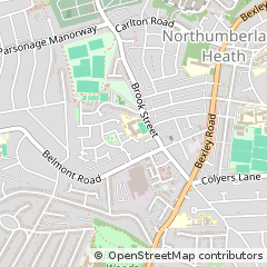 Map of Erith, Kent