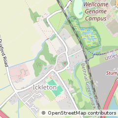 Map of Ickleton, Saffron Walden