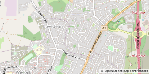 Map of Waterlooville, Hampshire