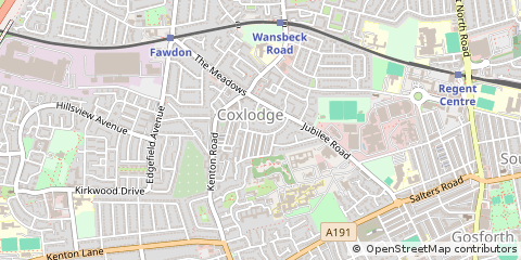 Map of Newcastle Upon Tyne