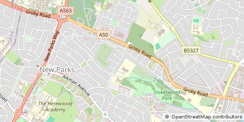 Map of Leicester