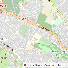 Map of Leicester