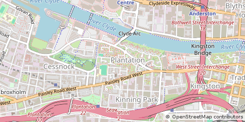 Map of Glasgow