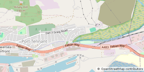 Map of Swansea
