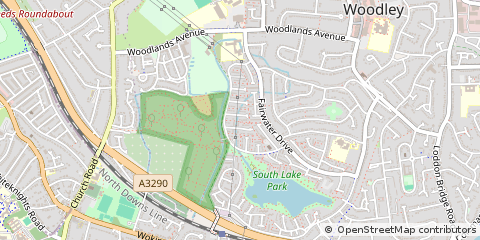 Map of Reading, Berkshire