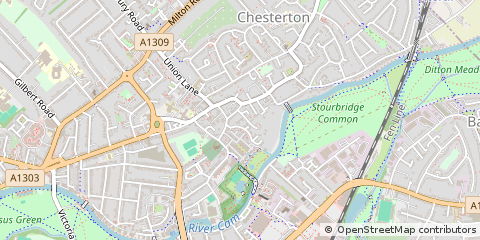 Map of Cambridge, Cambridgeshire