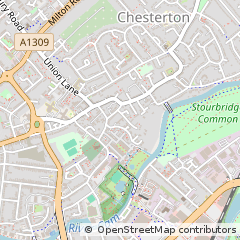 Map of Cambridge, Cambridgeshire