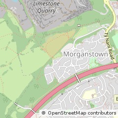 Map of Cardiff, South Glamorgan