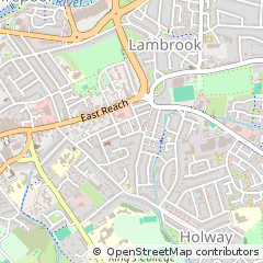 Map of Taunton, Somerset