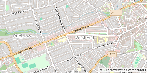Map of Aberdeen