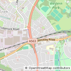Map of Leicester